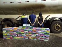 Mais de meia tonelada de cocaína presa com um trio