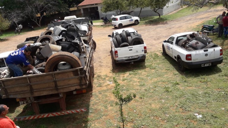 Prefeitura recolhe mais de 1 tonelada de lixo na força tarefa contra a dengue