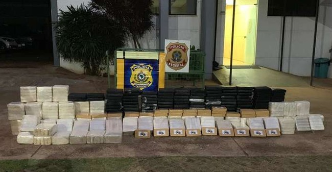 POLICIA PRENDE MAIS DE MEIA TONELADA DE DROGAS NA BR 163 SUL