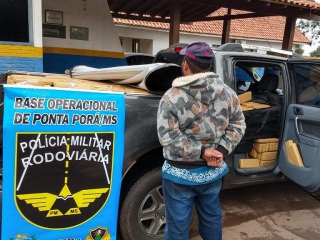 POLICIA RODOVIÁRIA MILITAR PRENDE 1,3 TONELADAS DE MACONHA