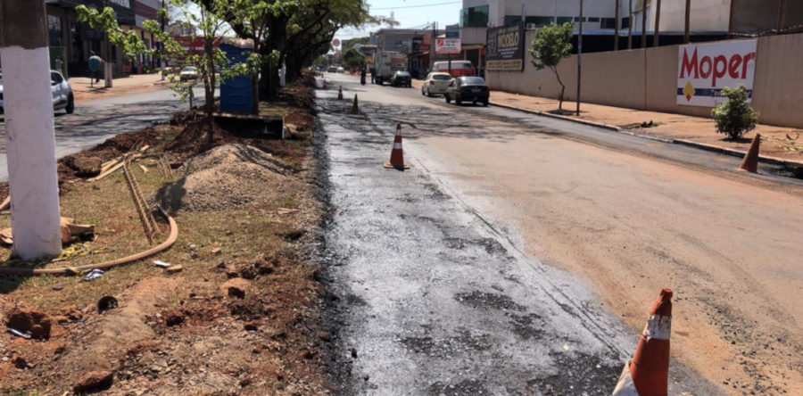 REVITALIZAÇÃO DA AVENIDA HAYEL BON FAKER EM DOURADOS É INICIADA