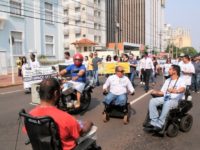 PREFEITURA APOIA CAMINHADA EM ALUSÃO AO DIA NACIONAL DA LUTA DA PESSOA COM DEFICIÊNCIA