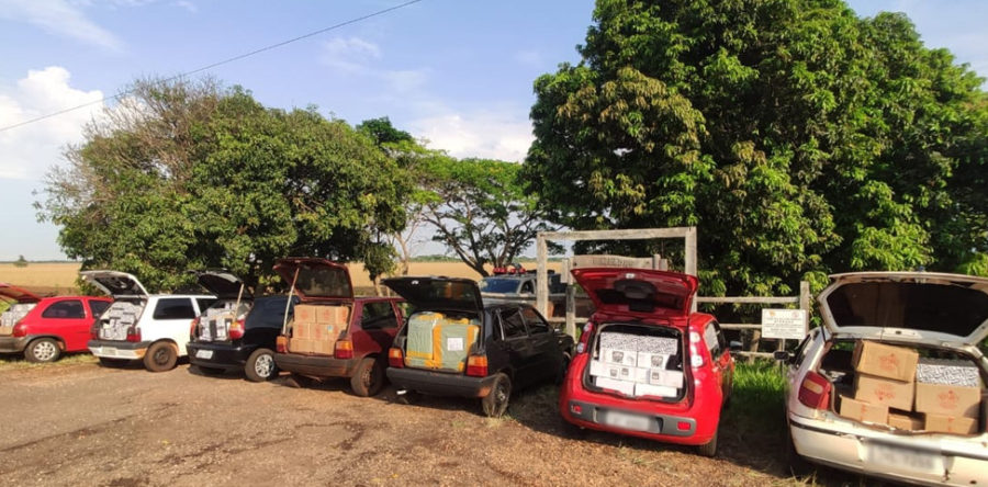 DOF APREENDE COMBOIO DE MERCADORIAS CONTRABANDEADAS DO PARAGUAI