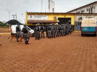 BATALHÃO DE CHOQUE FAZ OPERAÇÃO PENTE FINO EM PENITENCIÁRIA EM DOURADOS