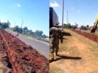 EXÉRCITO DE PEDRO JUAN ABRE VALETAS PARA IMPEDIR O TRÂNSITO AO PAÍS VIZINHO