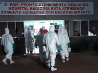 EXÉRCITO BRASILEIRO FAZ DESINFECÇÃO DO HOSPITAL REGIONAL DE CG