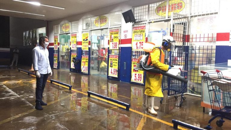 DESINFECÇÃO DE RUAS PARA PREVENÇÃO AO CORONAVÍRUS CHEGA AS MORENINHAS