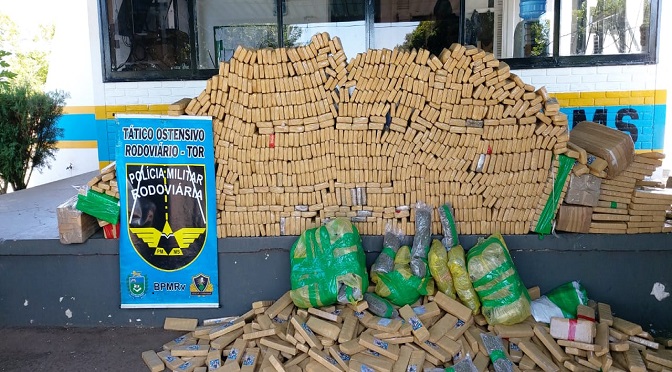 CRIME ORGANIZADO LEVA PREJUÍZO DE MAIS DE R$ 40 MILHÕES COM APREENSÕES DE DROGAS NO MS